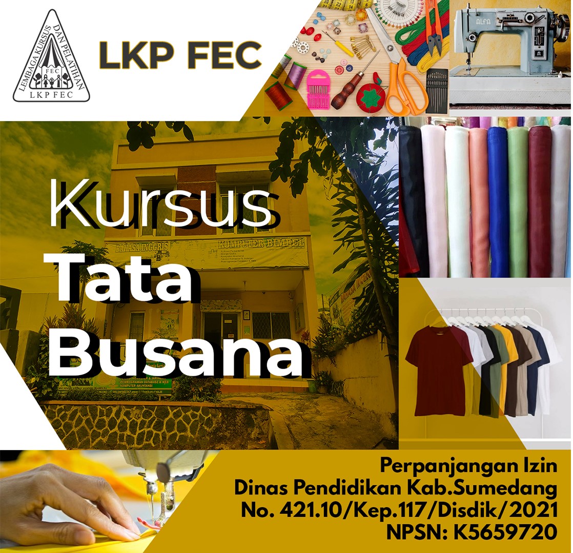 Menjahit Tata Busana